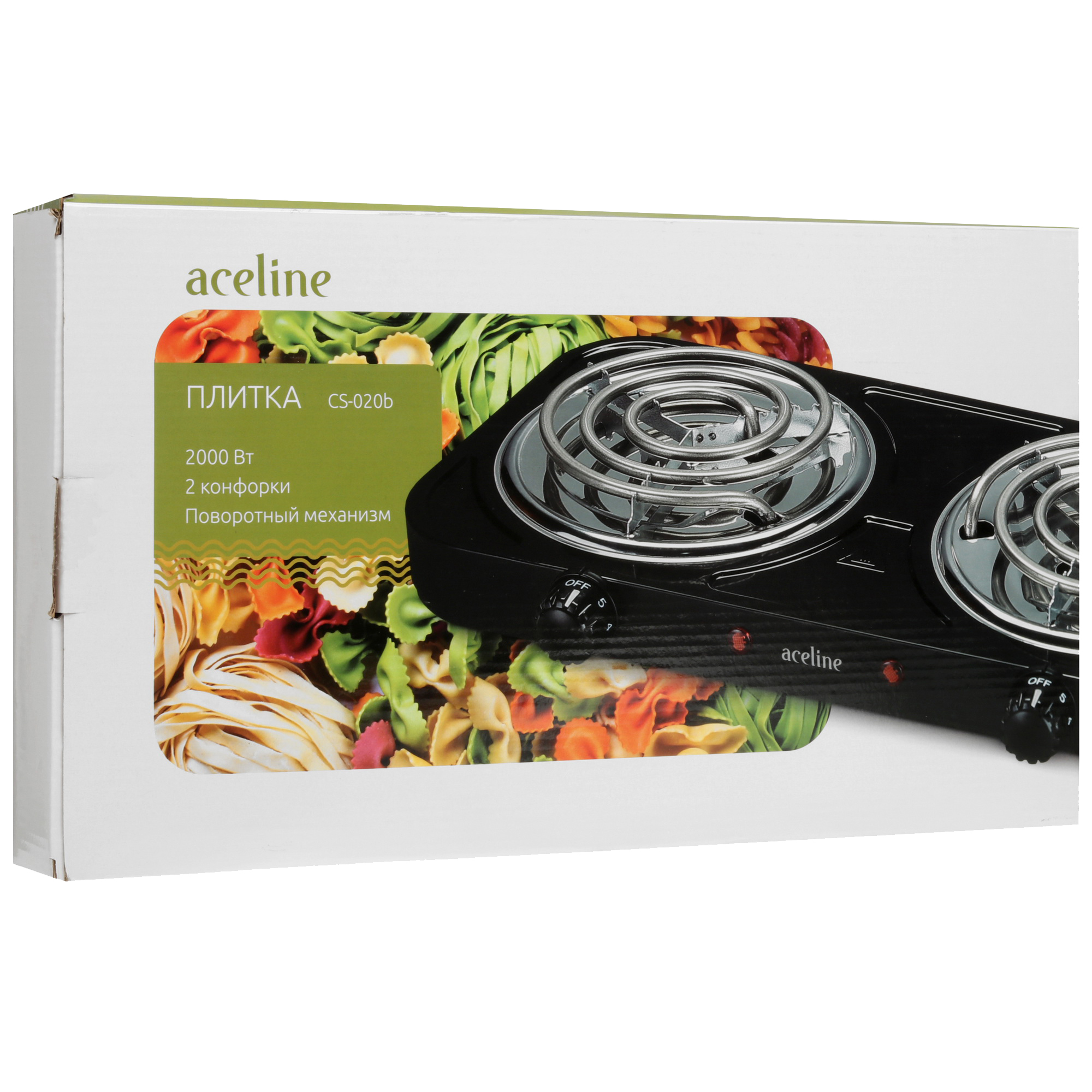 5431546 Плита компактная электрическая Aceline CS-020b черный STDN-0088077 - Вид №7