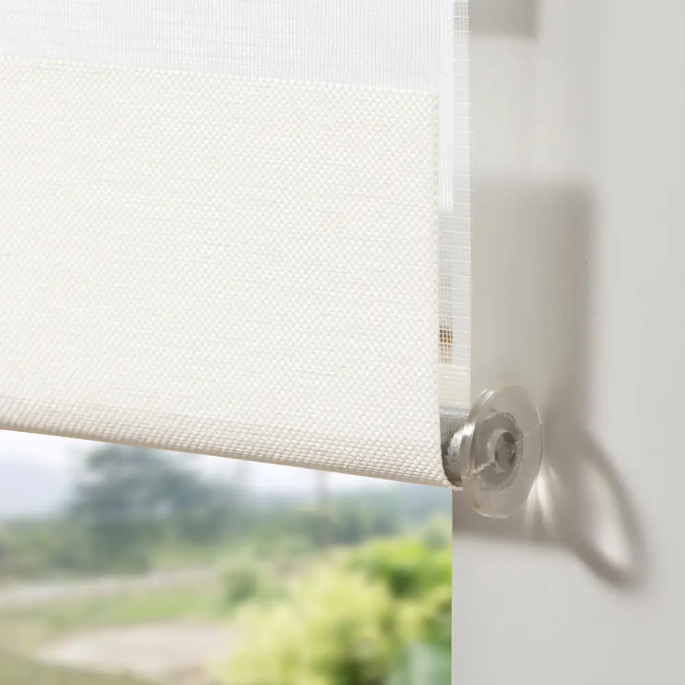 Штора рулонная день-ночь Inspire Moscou 80x160 см белая White 0 STLM-2102084 - Вид №9