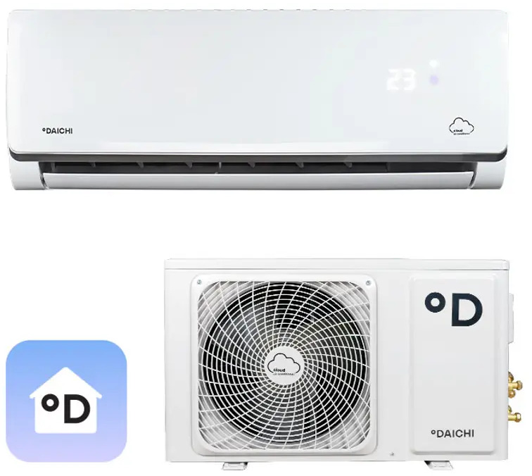 90492920 Сплит-система облачная Daichi Alpha A50AVQ2/A50FV2_UNL 18K BTU охлаждение/обогрев с Wi-Fi STLM-0250824