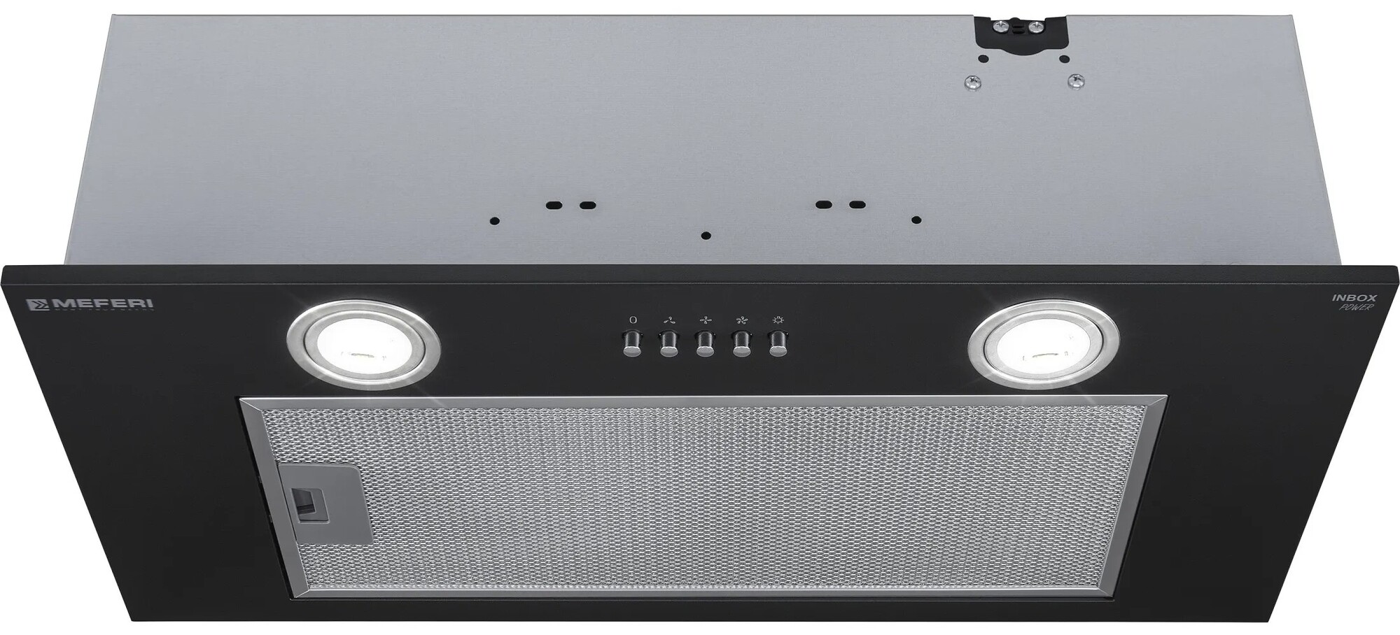 9168676 Вытяжка полновстраиваемая Meferi INBOX60BK POWER черный STDN-0122567 - Вид №1