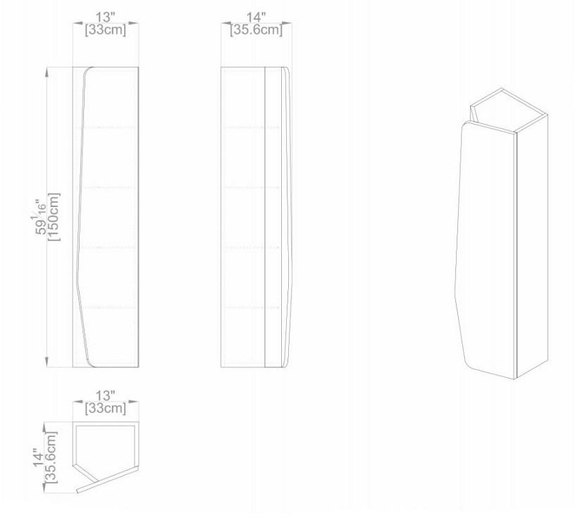 L'ANTIC COLONIAL Модульная стенка для ванной из дерева Men{h}ir sun-id-1446652 - Вид №1
