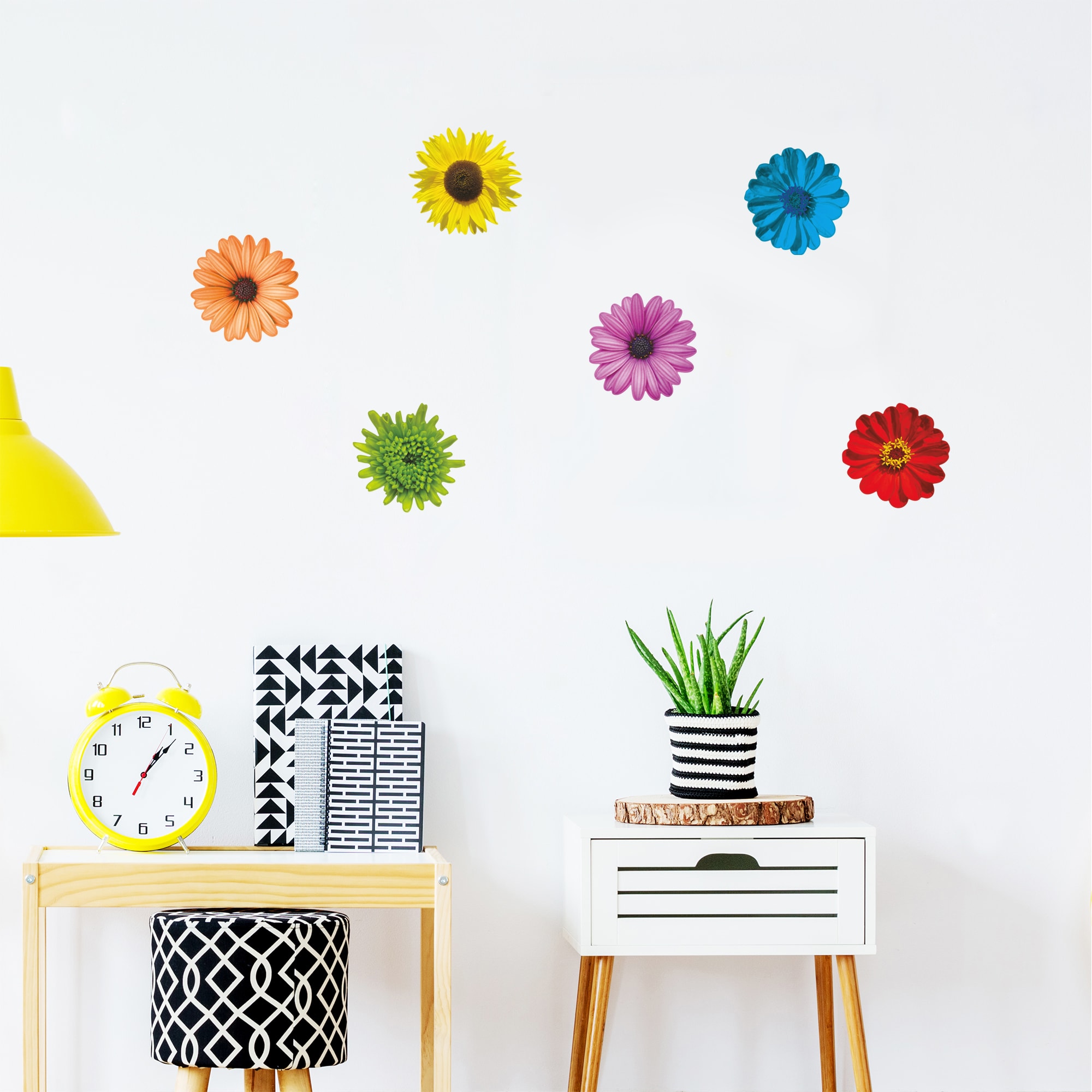 82550377 Наклейка «Разноцветные цветы» 17х23 см Santreyd  - Вид №3