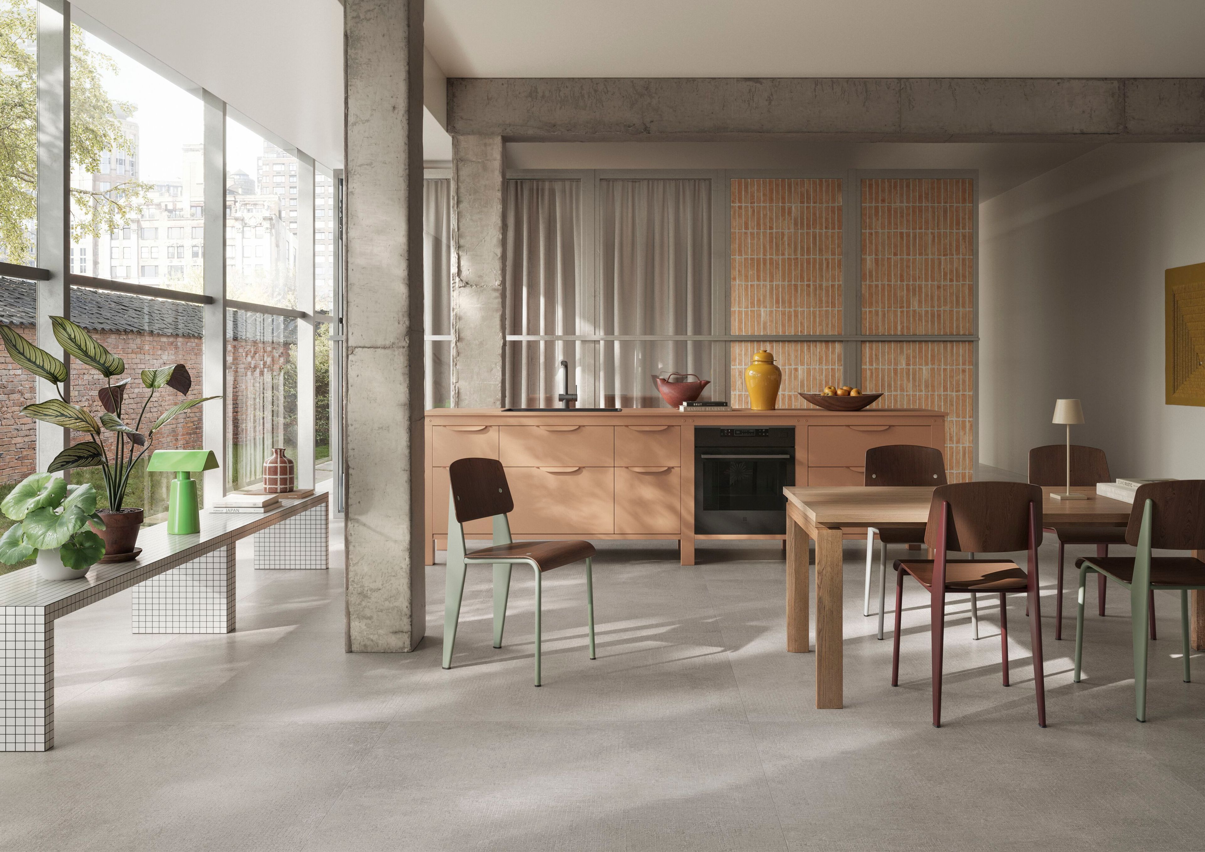 Пол / керамогранит с эффектом цемента CERAMICA SANT'AGOSTINO Novart ARCH-00040251 - Вид №3