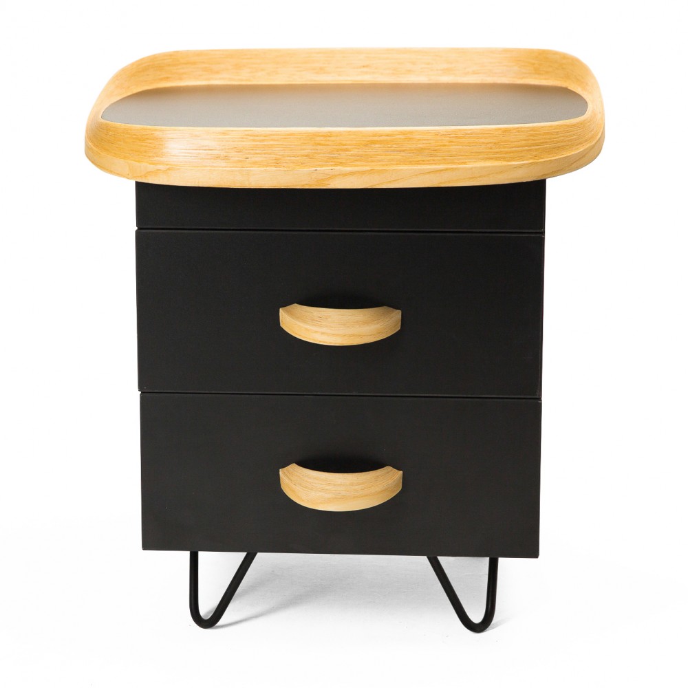 Тумба прикроватная черная Soi MONTLY SOI 128921 Черный  - Вид №5