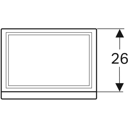869046000 Шкафчик для раковины Geberit Renova Plan, с одной дверью Geberit  - Вид №13