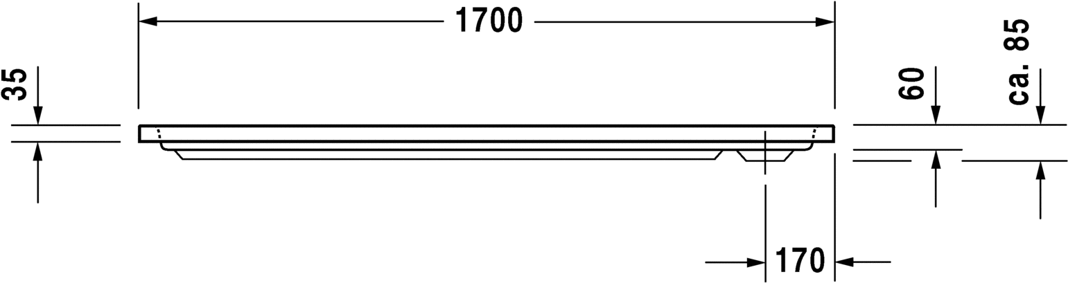 Duravit Поддон для душа прямоугольный из акрила D-code 720096000000000 - Вид №1