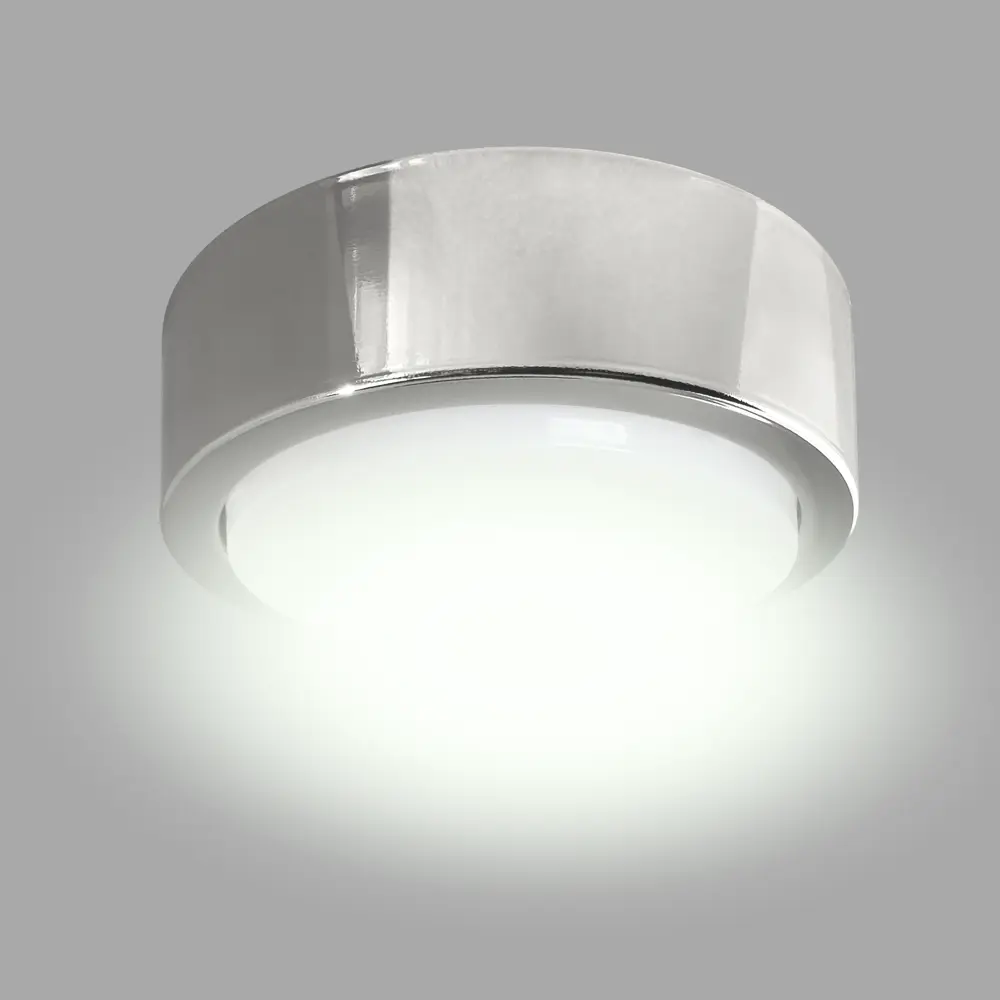 Светильник точечный накладной R75H.S, 3 м², цвет хром СВЕТКОМПЛЕКТ STLM-2199592 - Вид №1