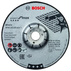 Круг обдирочный Bosch Expert For Inox 76 мм, 2 шт. 82037997 STLM-2030859