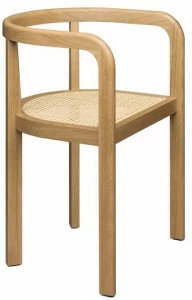 e15 Стул дубовый с подлокотниками  Rh01