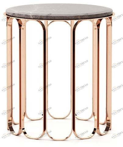 Laskasas Круглый журнальный столик для гостиной Cheryl sun-id-1508286