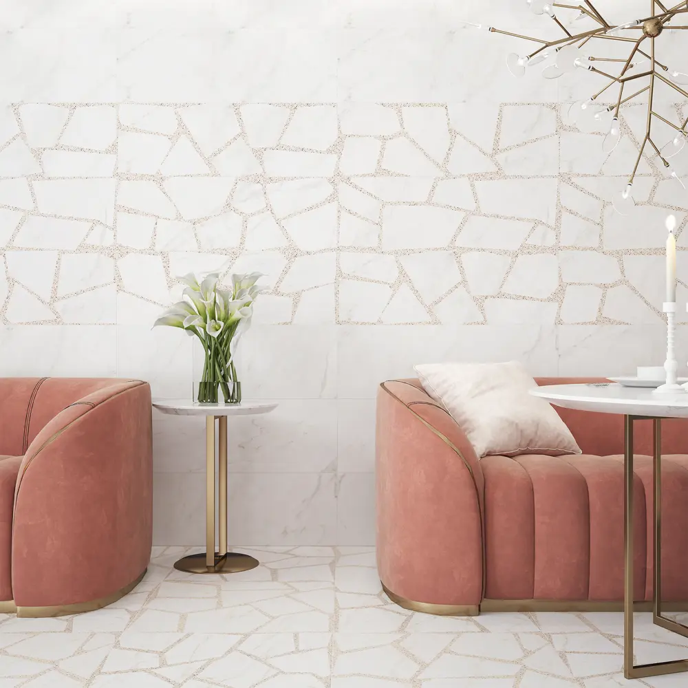 Керамогранит Керамин Канцоне 60x60 см 1.44 м² цвет серый STLM-2126884 - Вид №5