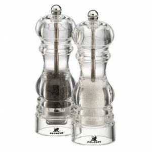 Мельницы акриловые для перца и соли прозрачные 18 см Nancy PEUGEOT ДИЗАЙНЕРСКИЕ 00-3952131 Прозрачный