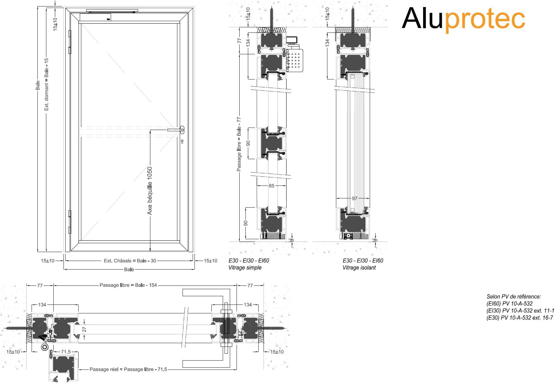 SVF Пожарный выход Aluprotec Aluprotec-bp1v - Вид №6