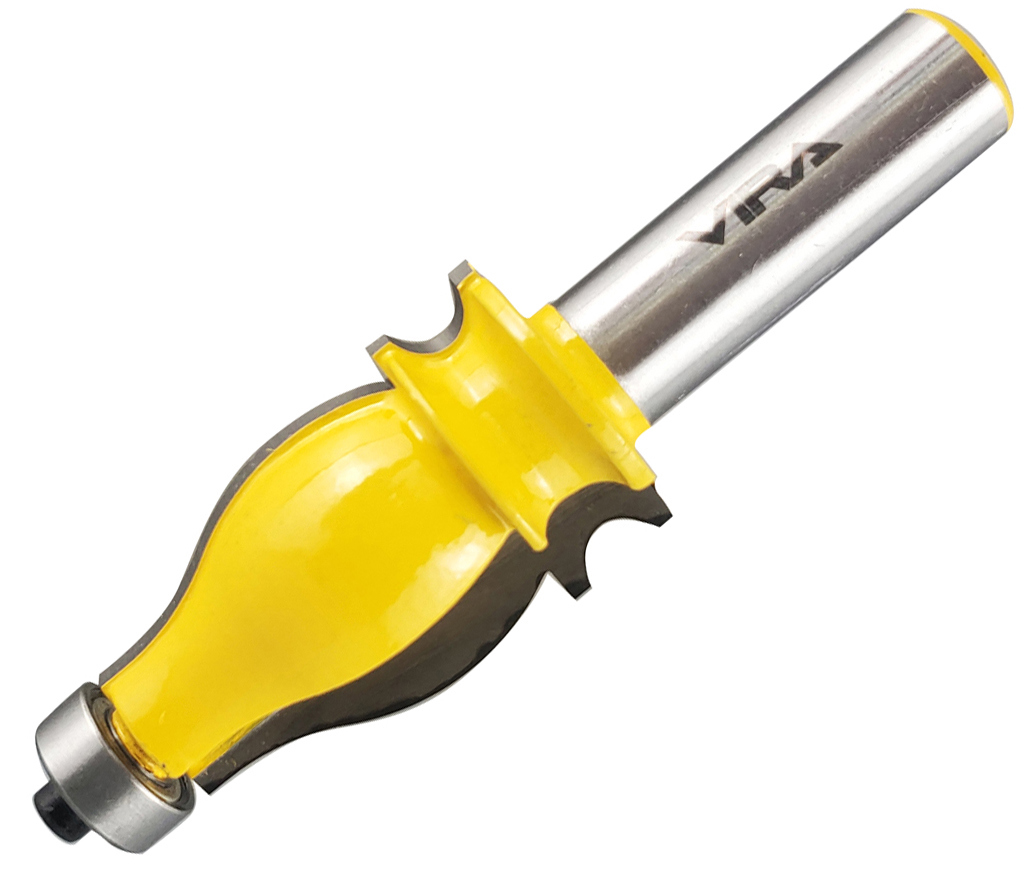 Фреза кромочная фигурная VIRA для декоративной обработки дерева 25,4×41 мм 83661252