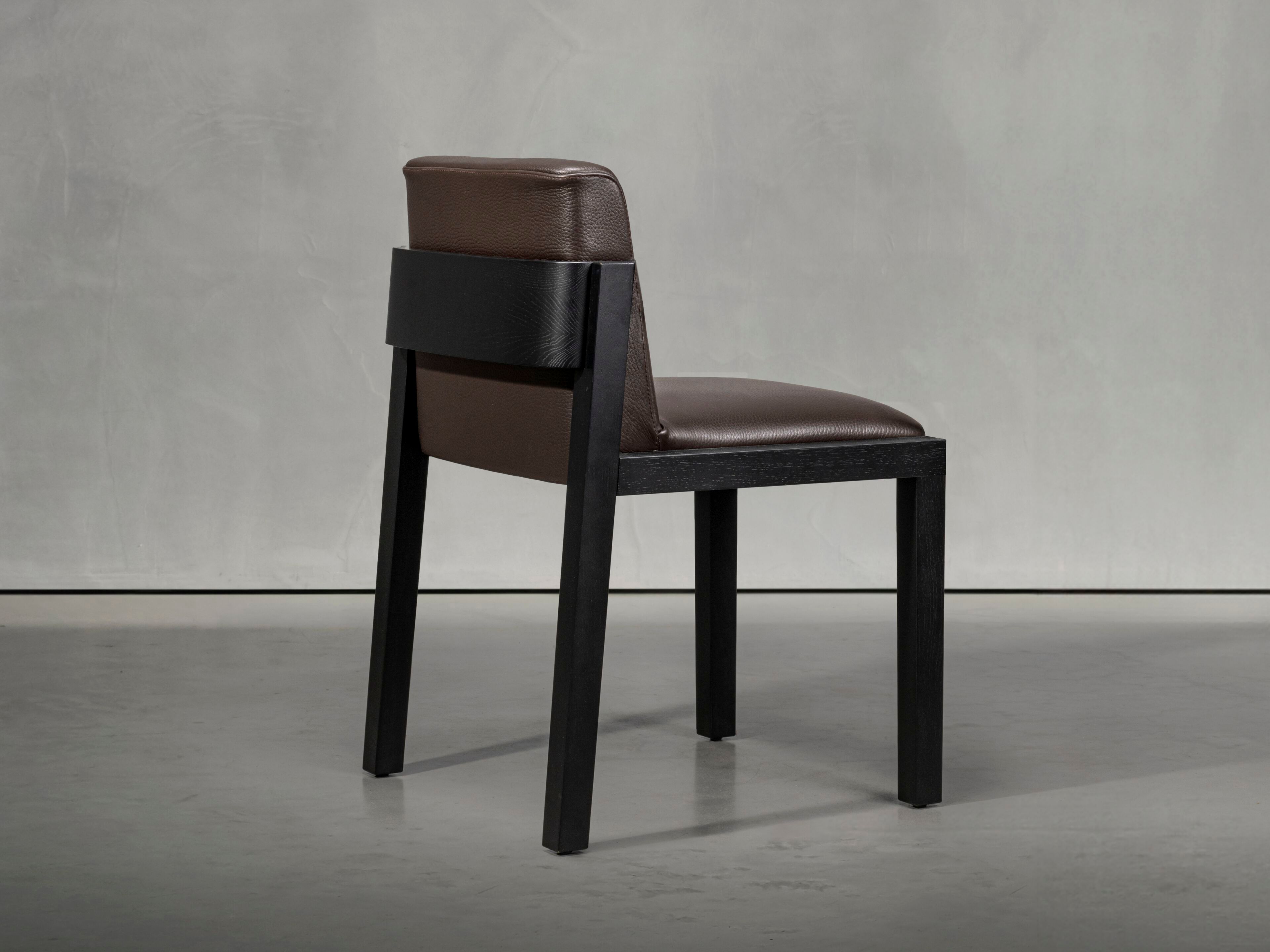 Кожаный мягкий стул Piet Boon WIETSE ARCH-00149809