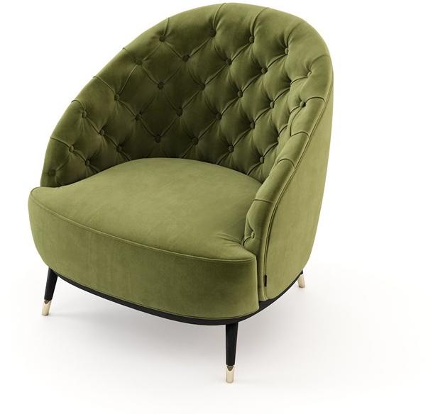 Laskasas Кресло из мягкой ткани с подлокотниками  Lk4430  - Вид №4