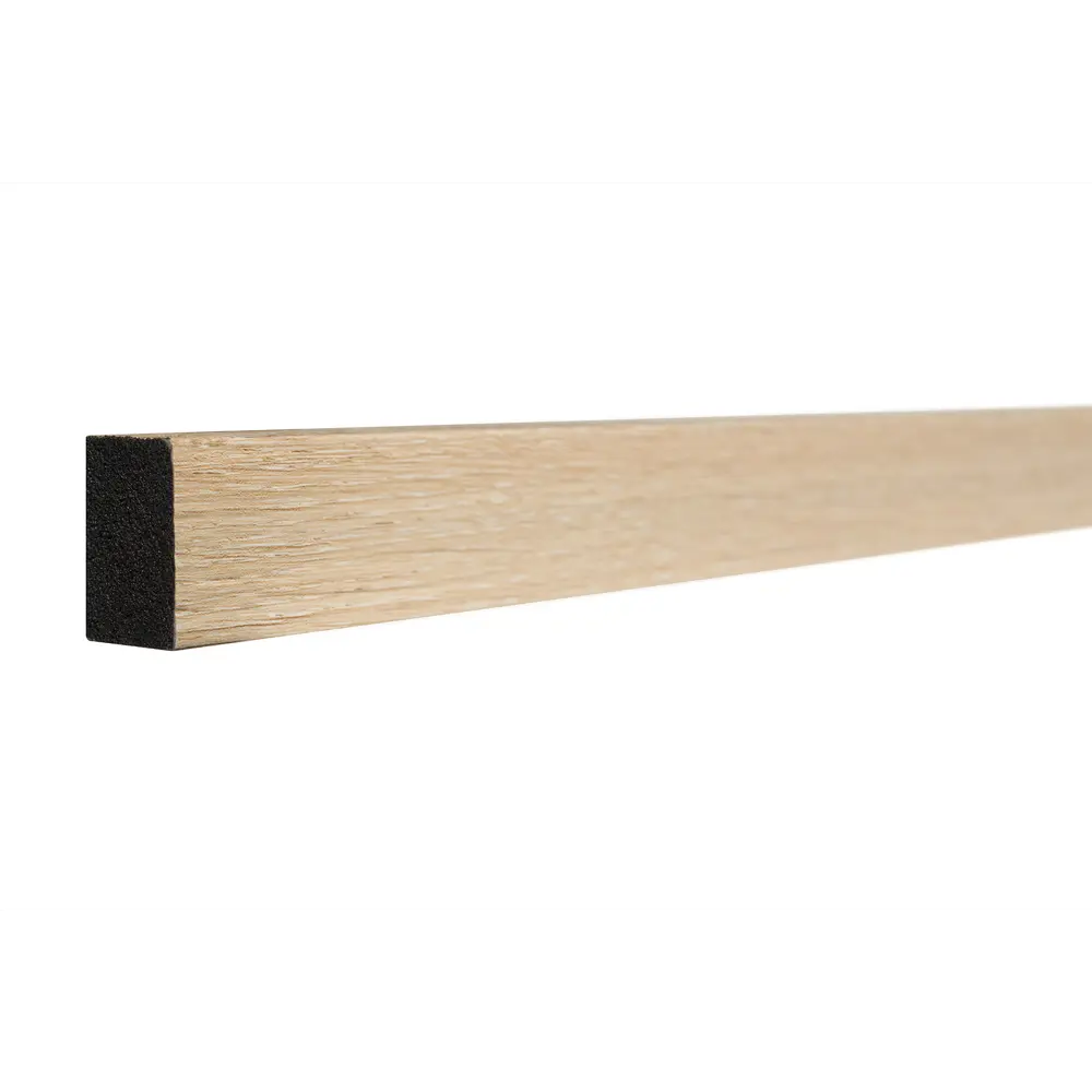Рейка настенно-потолочная полистирол ударопрочный Decor-Dizayn 611-90 орех 20x30x3000 мм 85473624 STLM-2095417 