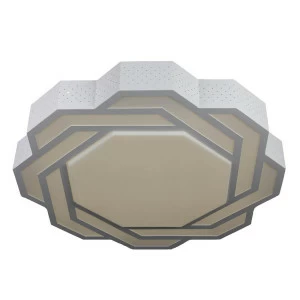 Потолочный светодиодный светильник Omnilux OML-43607-59 OMNILUX OML-436 202576 Белый;серебро