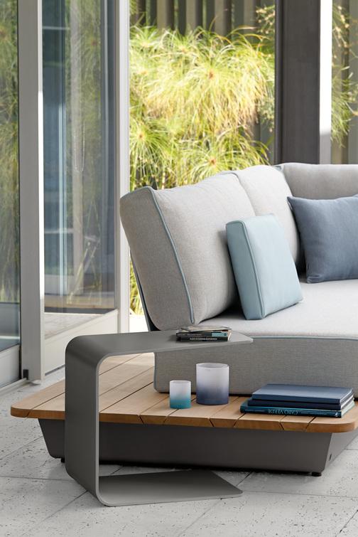 MNST1046 Concept 5 лава столешница из дерева ироко Manutti Air - Вид №3