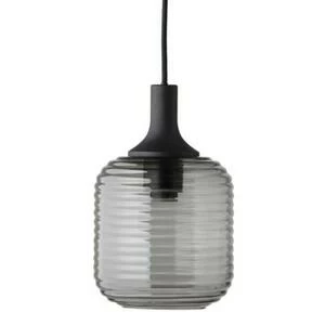 Лампа подвесная Honey, D16 см, серая