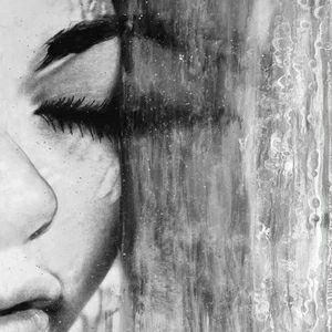 Арт-панель на холсте Alex Turco Woman Tribute Reflex In Silver