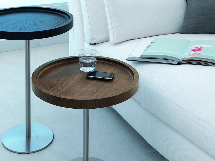 Vibieffe Круглый деревянный журнальный столик 9500 9500021  - Вид №3