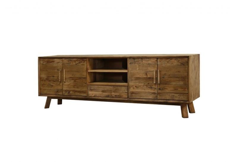 Arrediorg.it® Тумба под ТВ из массива дерева с распашными дверцами Woodside Ah607 tv cabinet  - Вид №4