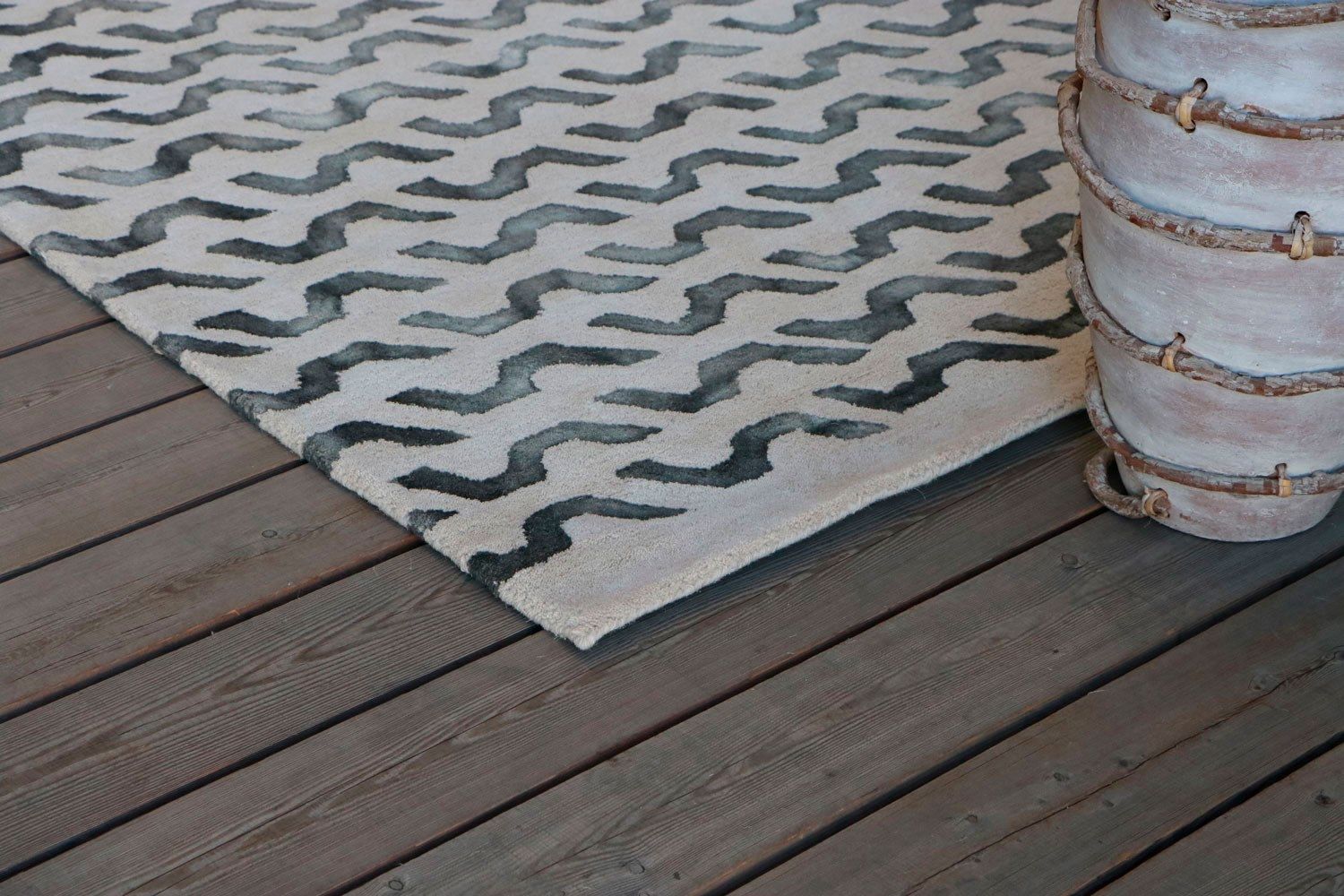 Ковер ручной работы из шерсти с геометрическим рисунком G.T.DESIGN Volare Special Collections ARCH-00134538 - Вид №2