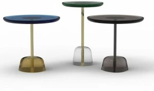 pulpo Круглый стеклянный журнальный столик