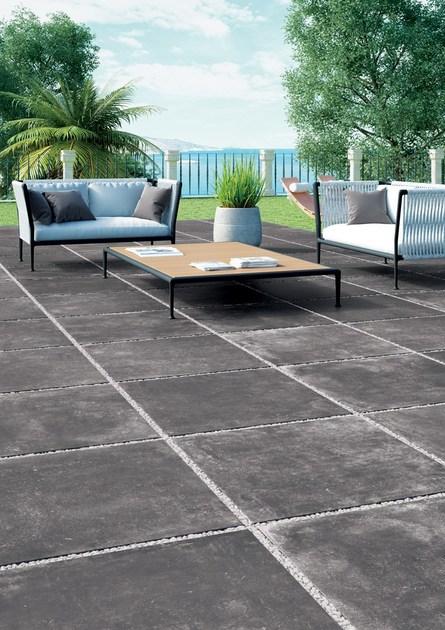 La Fabbrica Наружный пол из керамогранита с эффектом бетона Blue evolution sun-id-1371922 - Вид №2