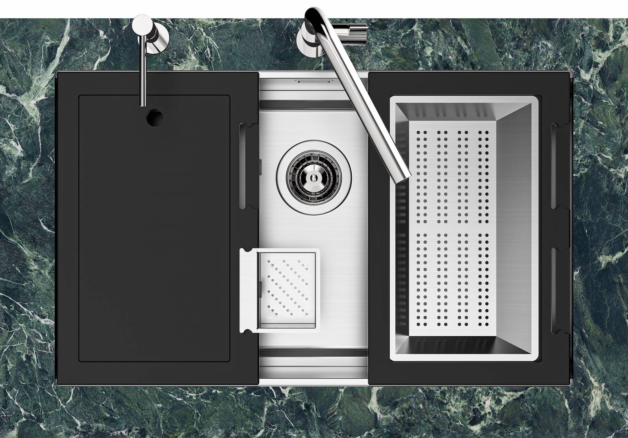 Раковина из нержавеющей стали Foster Quadra Evo ARCH-00122038 - Вид №4