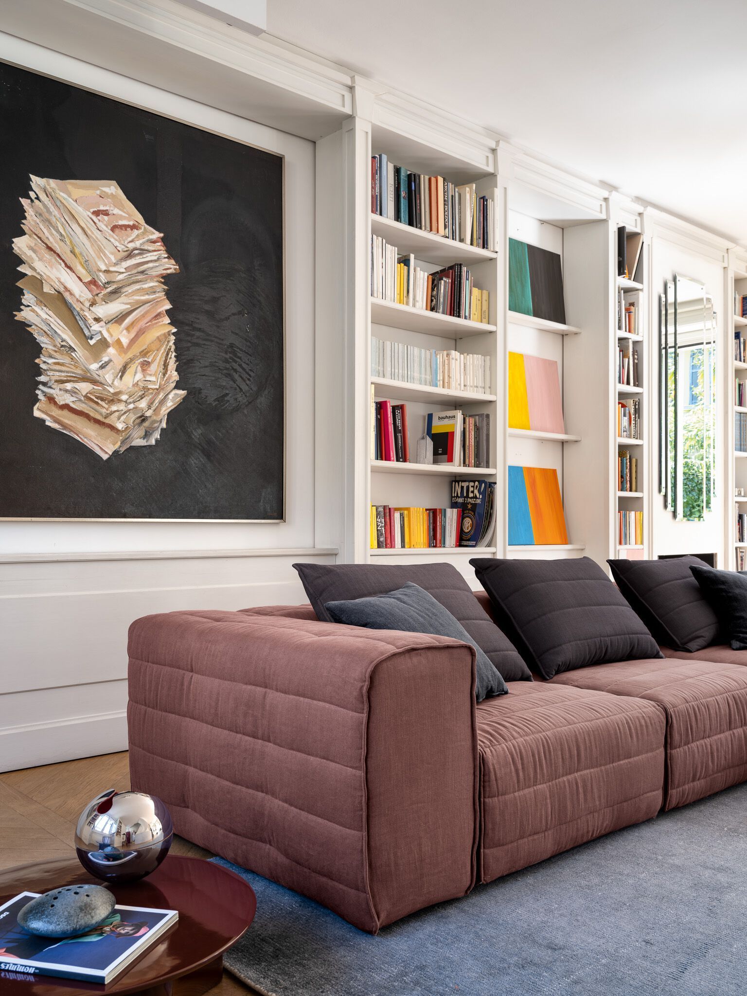 Модульный тканевый диван с полуостровом на 3 места Gervasoni Samet ARCH-00055620 - Вид №4