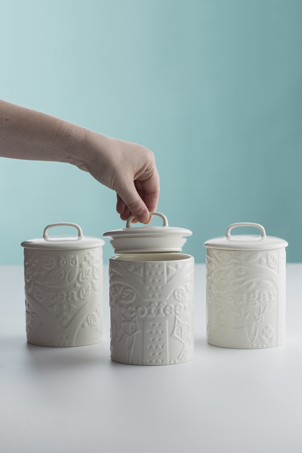 Банка с крышкой для сахара белая In the Forest MASON CASH  00-3871154 Белый  - Вид №3