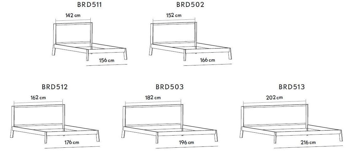 Деревянная двуспальная кровать Punt Breda ARCH-00024315 - Вид №7