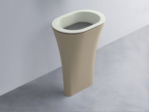 AMLA65-PM+AMPILO-CM+AMCOLO-AV Раковина Amedeo Ovale отдельностоящая cielo Enjoy + Amedeo