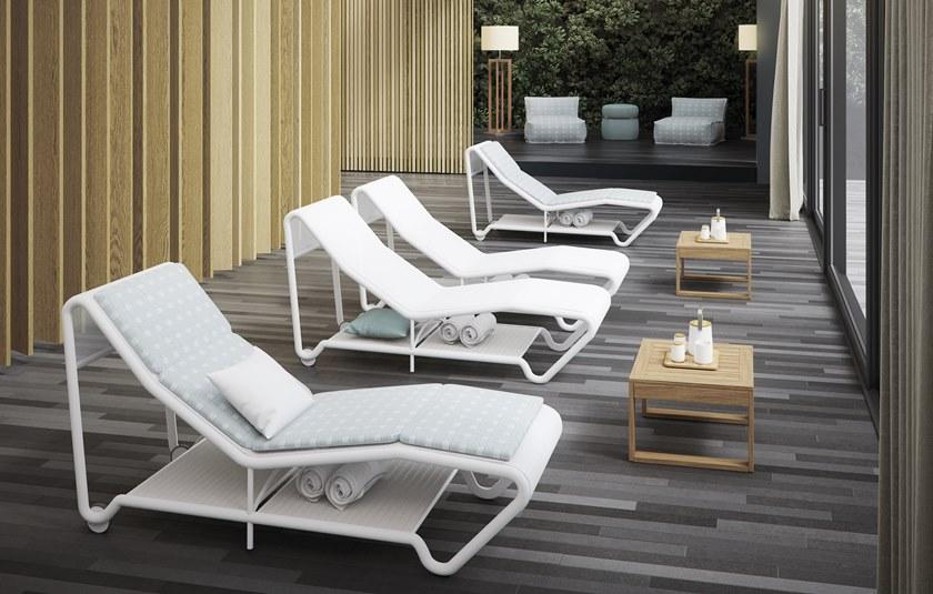 Atmosphera Садовая кушетка из алюминия на колесиках Wind Wi.lt - Вид №5