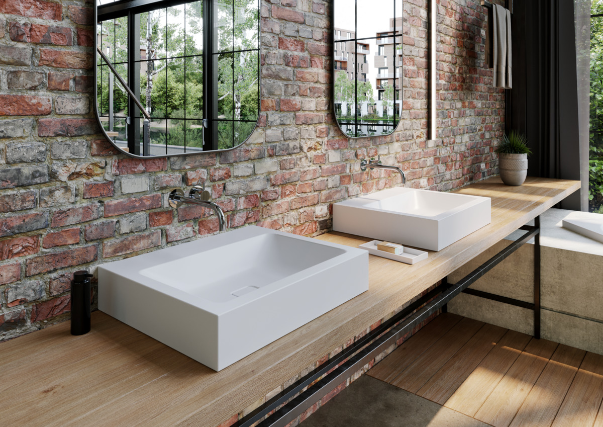 Умывальник KALDEWEI Сталь эмалированная 3085 282 холодный серый 90 30853319282 - Вид №9