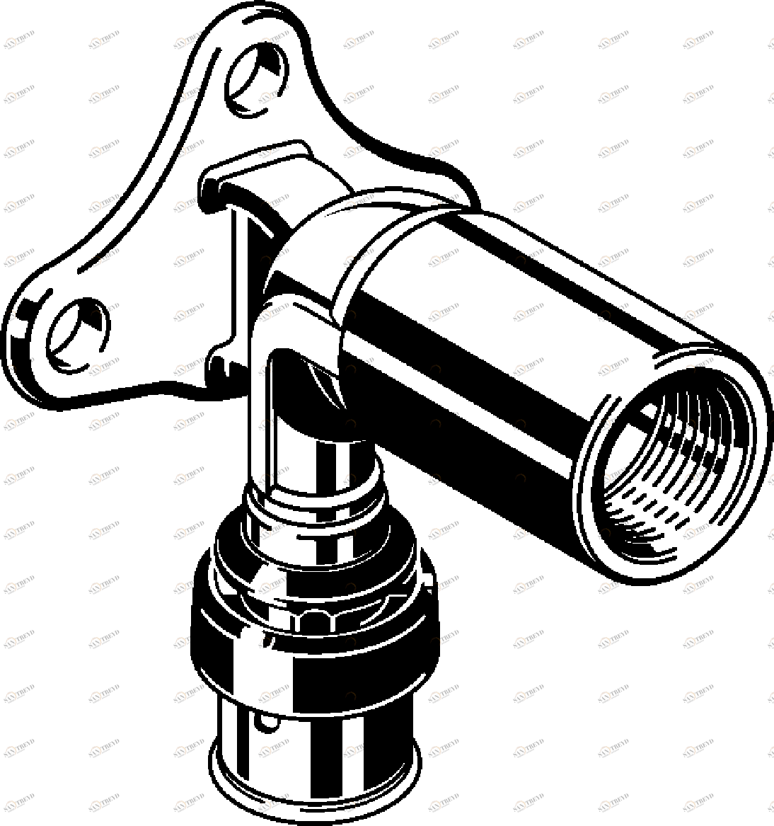 783 921 Модель 6725 Трубопроводные системы  Viega Smartpress  Водорозетки Santreyd 