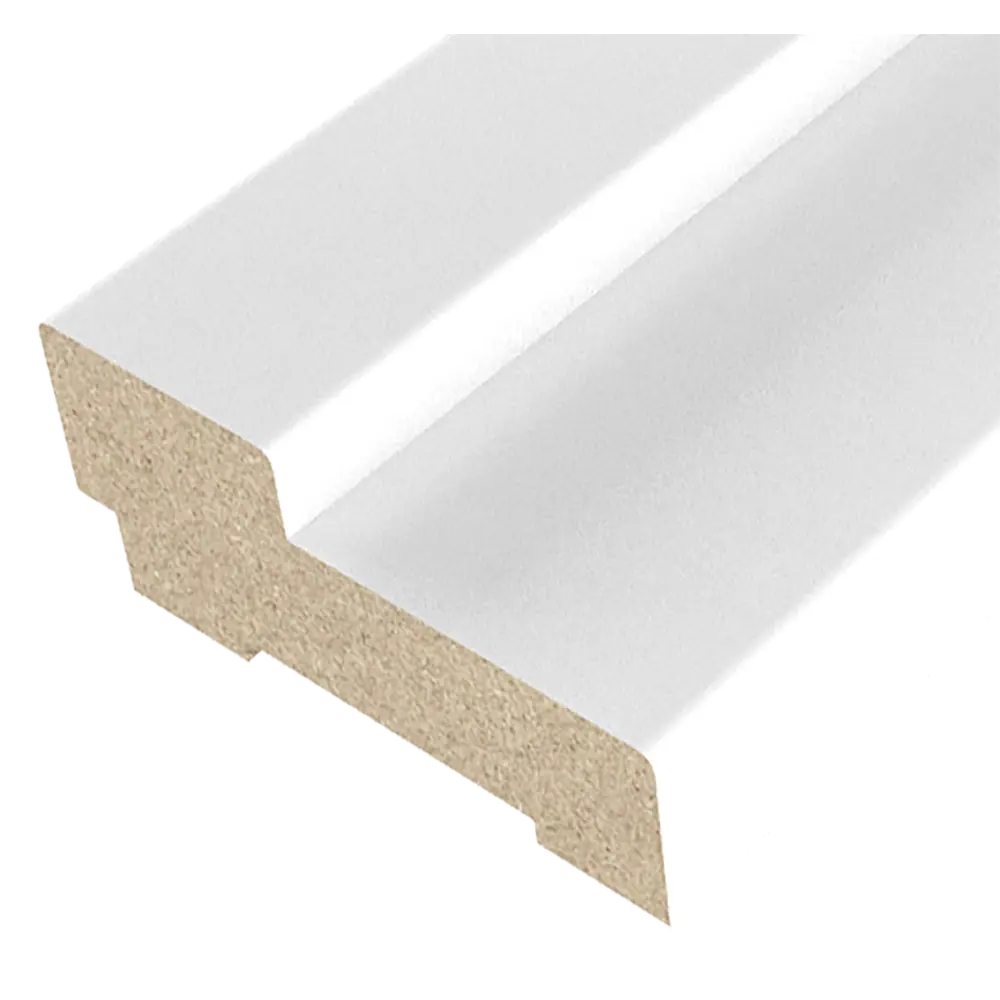 Порог 2070х70х26 мм финиш-бумага ламинация цвет белый VERDA STLM-2162815