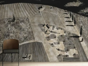 Affreschi & Affreschi Рулонные экологические штукатурные обои с пейзажами Season 1 Kw1605