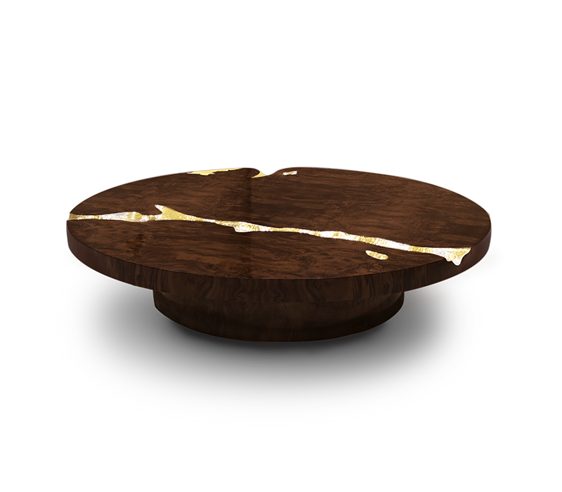 0-030 Центральный стол из орехового дерева Empire Boca Do Lobo  - Вид №6