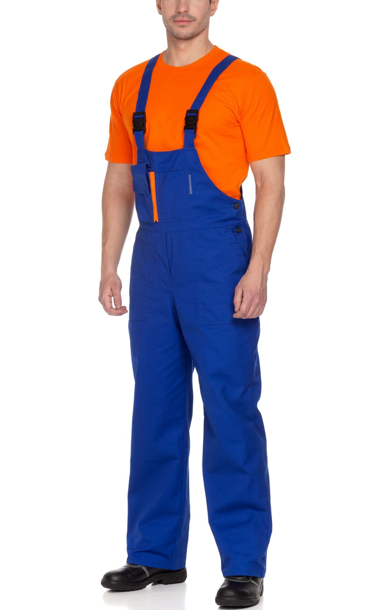 65616 Полукомбинезон "Эксперт-2" василек  Летняя спецодежда  размер 48-50/170-176  - Вид №2