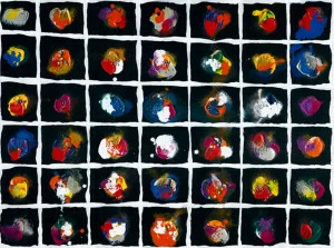 Картина на холсте 120х90 см "Происхождение Вселенной" EVENHOME КАРТИНЫ МАСЛОМ 129759 Черный;разноцветный