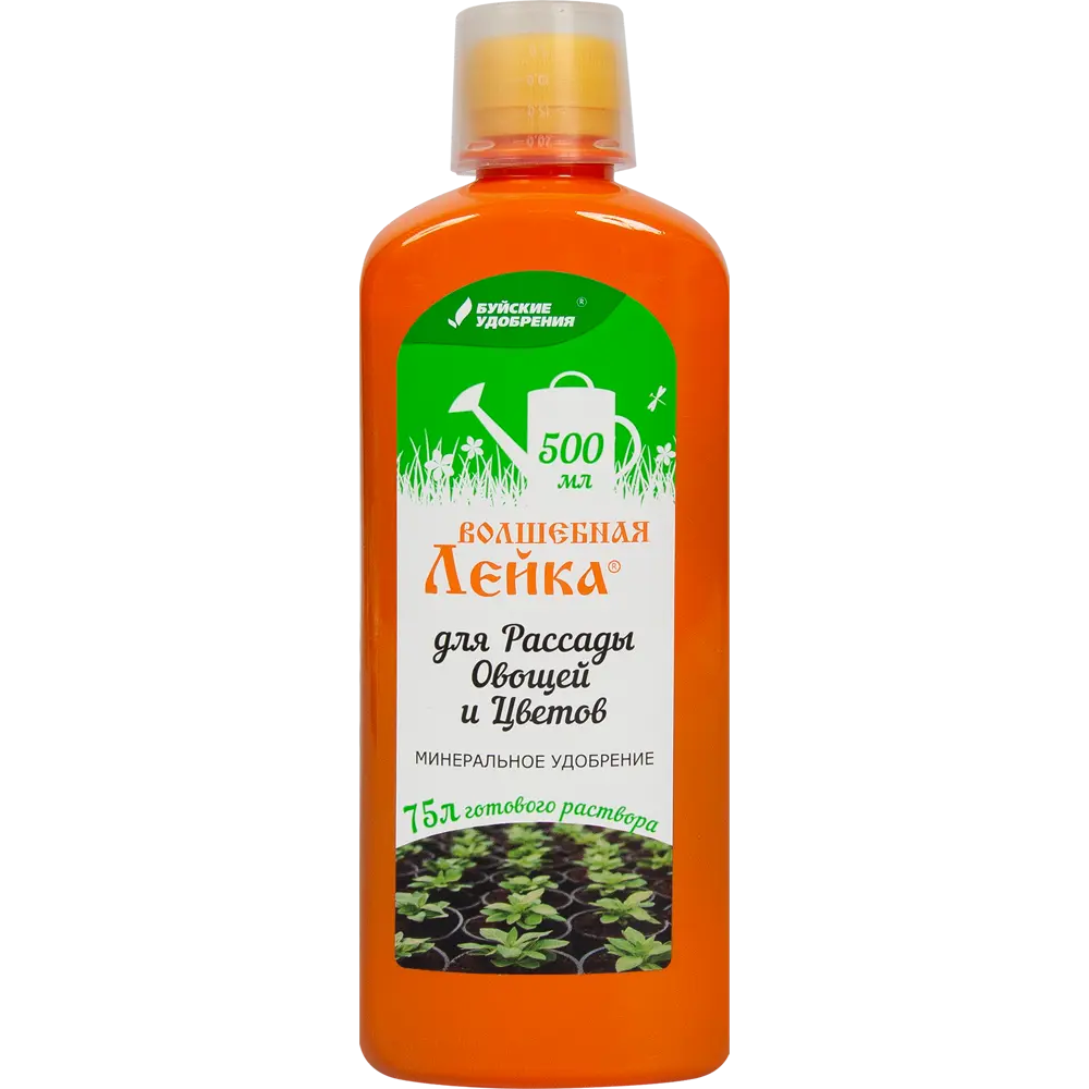 Удобрение Волшебная лейка для рассады овощей и цветов 0.5 л БУЙСКИЕ УДОБРЕНИЯ STLM-2179080