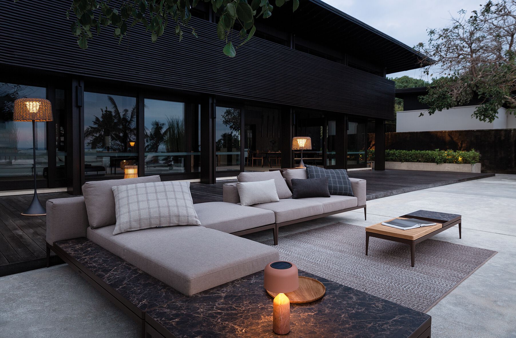 Ткань сад шезлонг Gloster сетка ARCH-00047578 - Вид №22