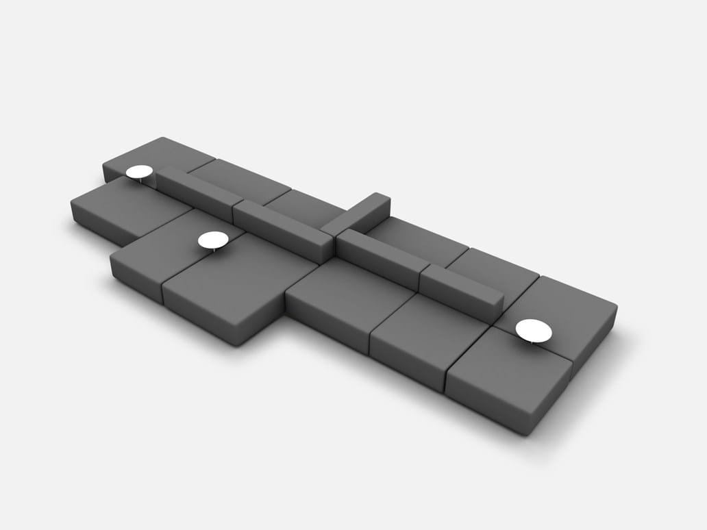 Модульный диван для контрактной ткани La Cividina Takimi ARCH-00096553 - Вид №9