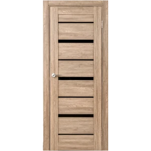 Комплект двери Тренто остекленная 60x200 см ПВХ цвет дуб европейский с добором 200 мм