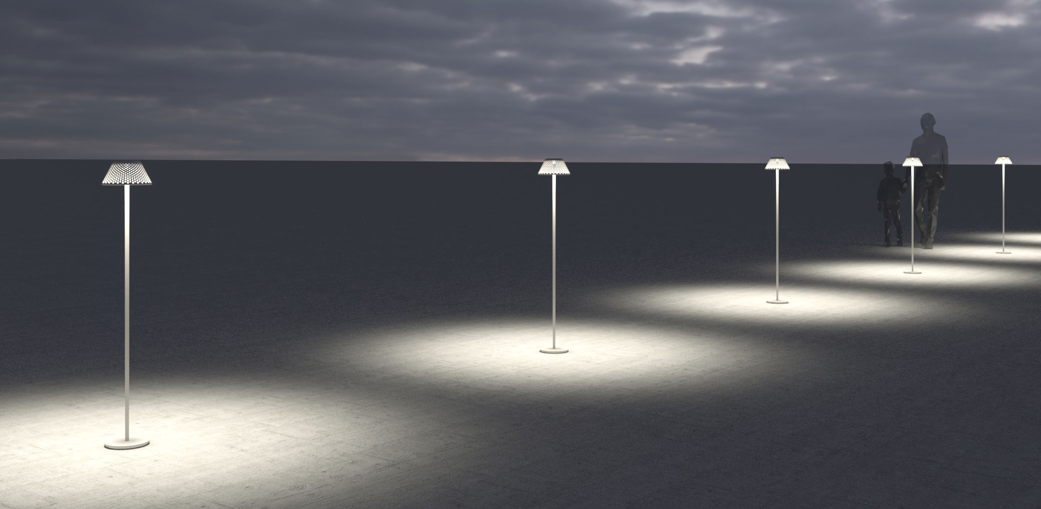 3250366 Мобильный светильник Platek MESH Piantana  MESH h. 1200 mm - LED 4000K 87°  - Вид №11