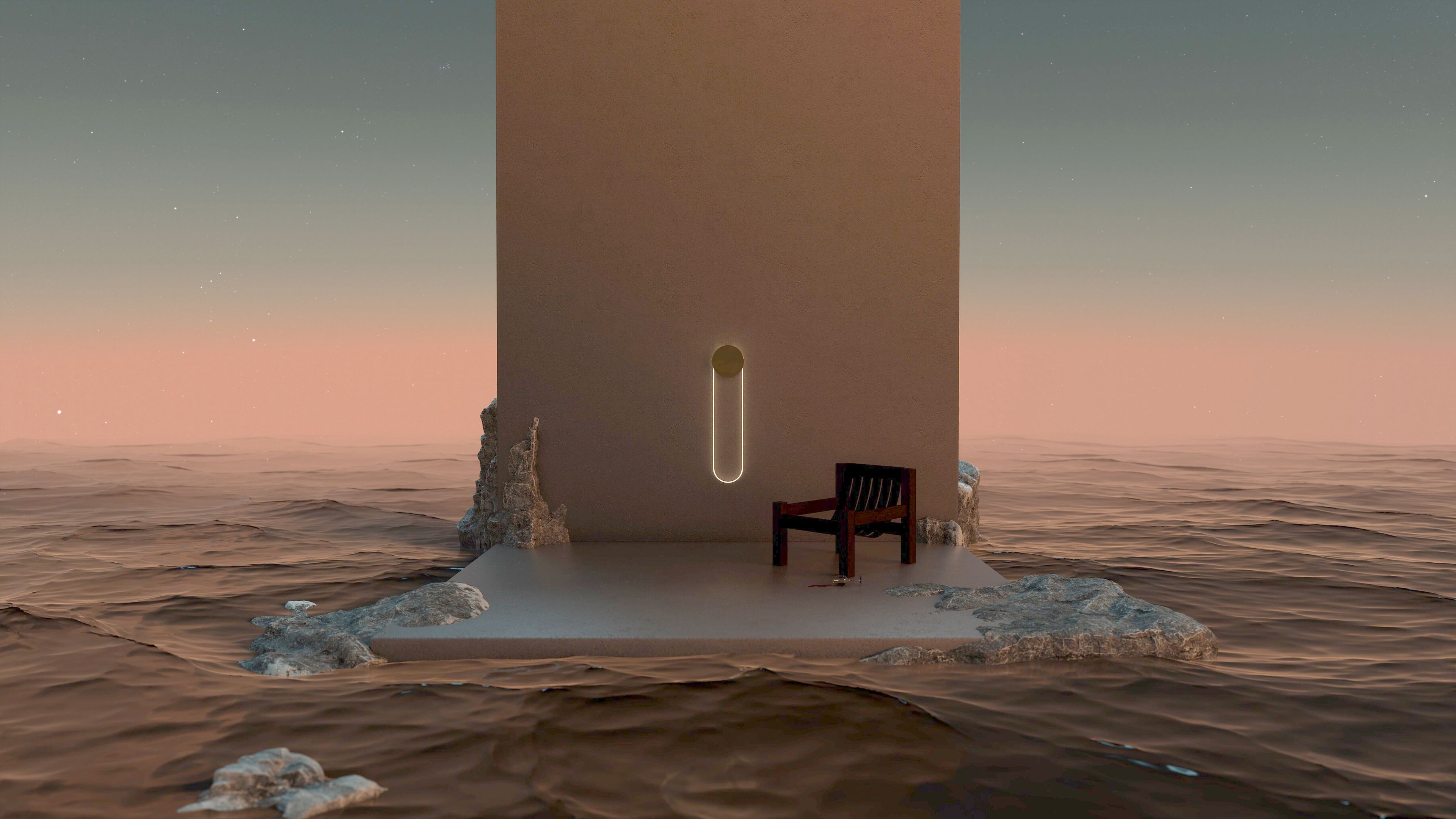 Стеклянный светодиодный настенный светильник Darmes Ra ARCH-00050010 - Вид №36