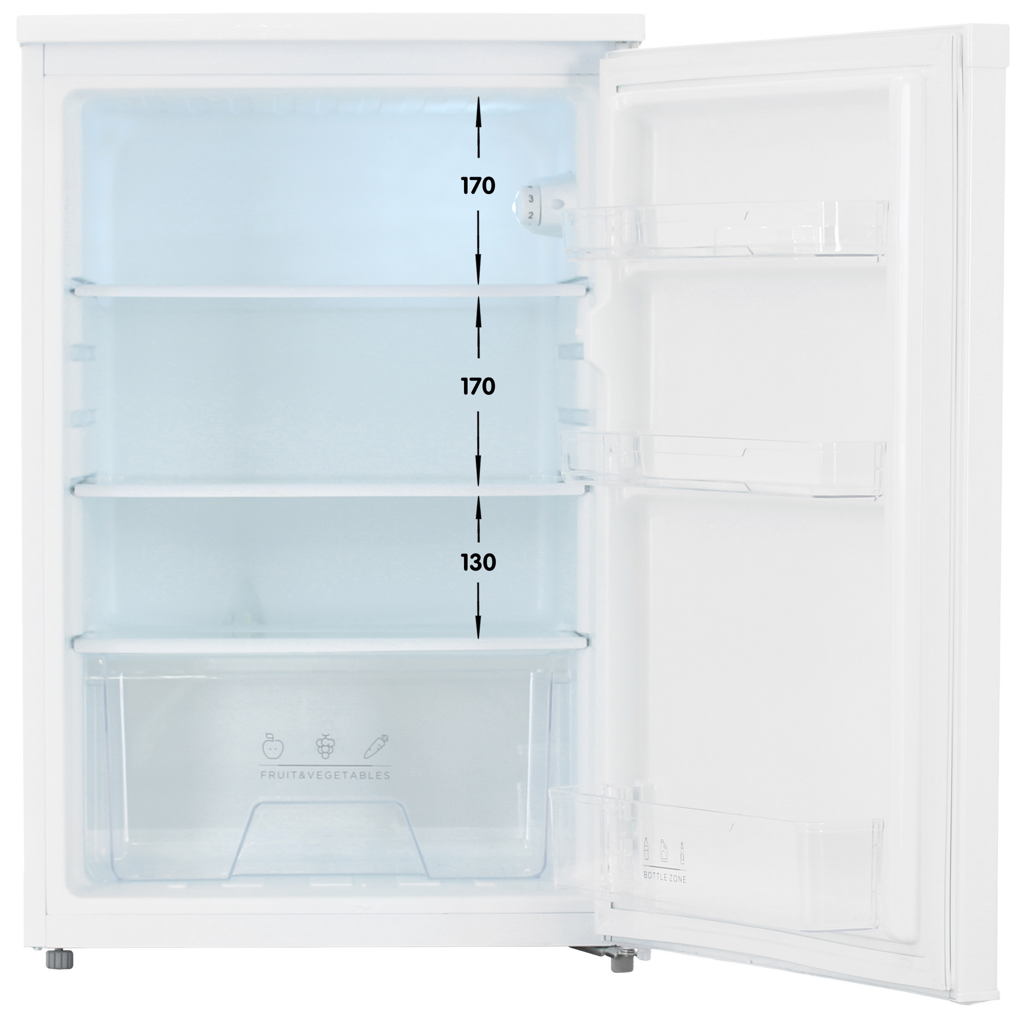 9223603 Холодильник компактный   DEXP S-14AMA белый STDN-0054409 - Вид №1